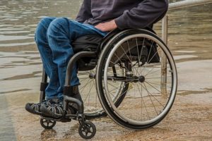 man in wheelchair